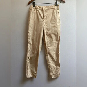 TWIK par Simons organic cotton beige lightweight  trouser pants Sz S